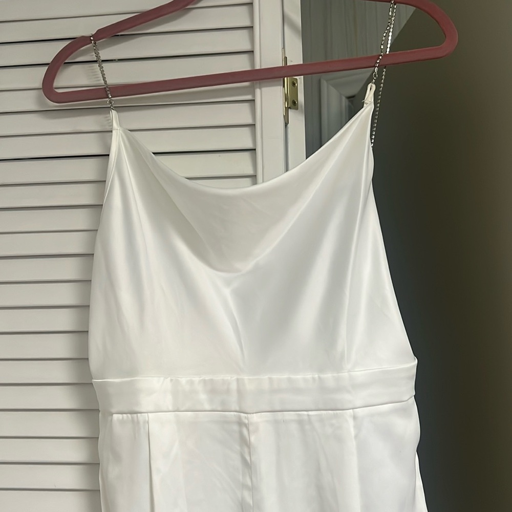 Satin jumpsuit small